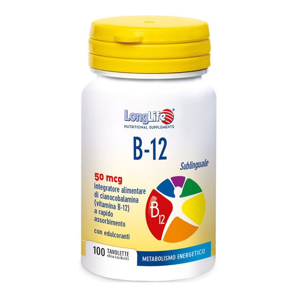 Longlife b12 50mcg subl 100cpr