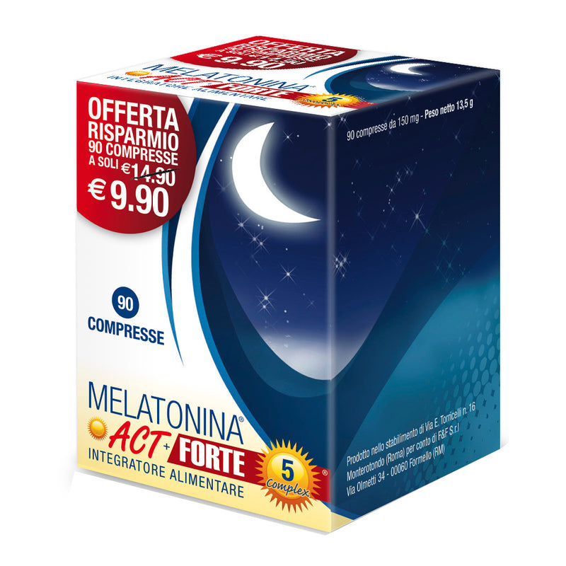 Melatonina act+ft 5 comp 90cpr