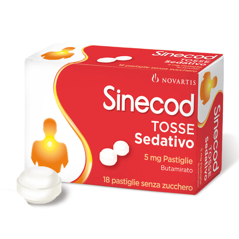 Sinecod tosse sed*18past 5mg