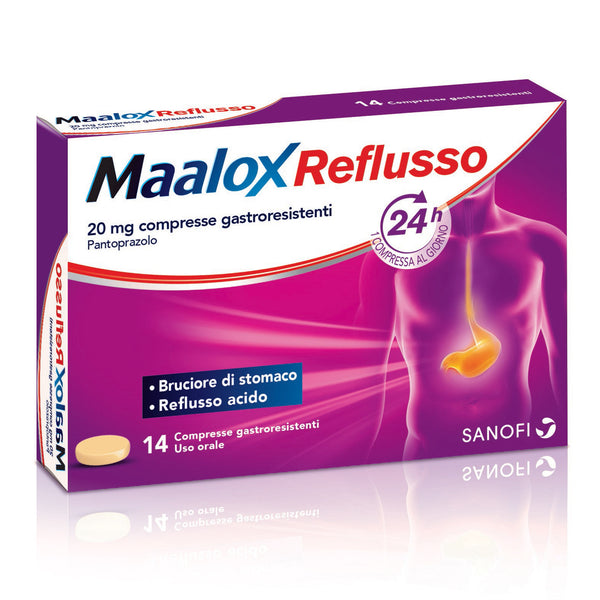 Maalox reflusso*14cpr 20mg