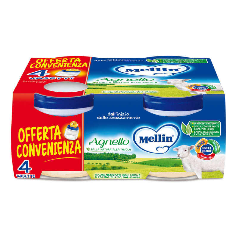 Mellin-omo.agnello 4x80g