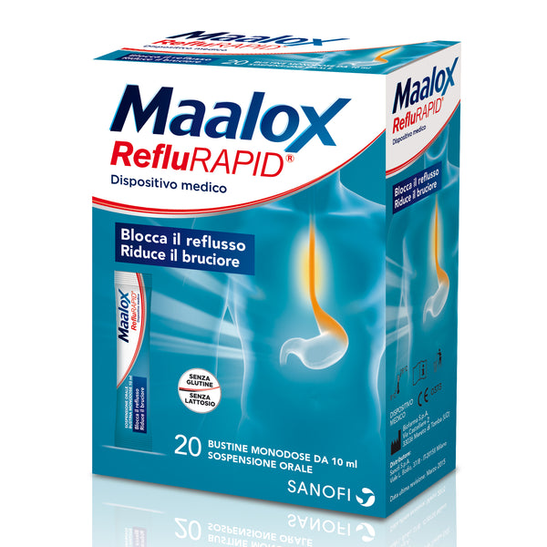 Maalox reflurapid 20bust