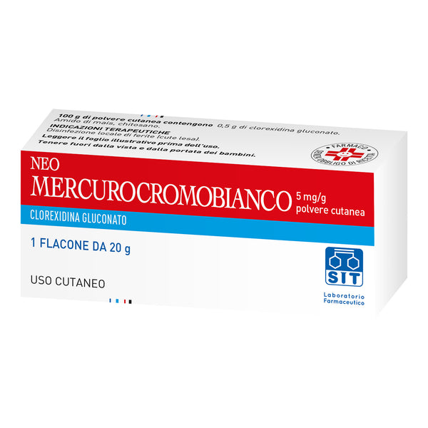 Neomercurocromo bianco*polv20g