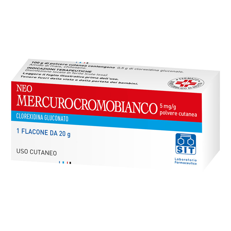 Neomercurocromo bianco*polv20g