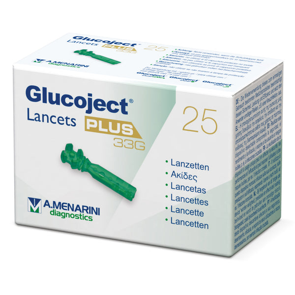 Glucoject lancets plus g33  25pz