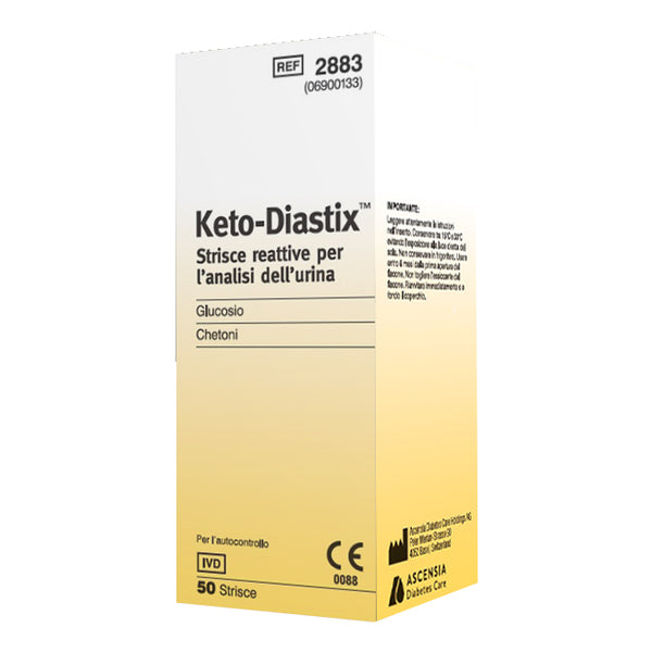 Ketodiastix glico/cheto 50stris