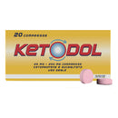 Ketodol*20cpr 25mg+200mg