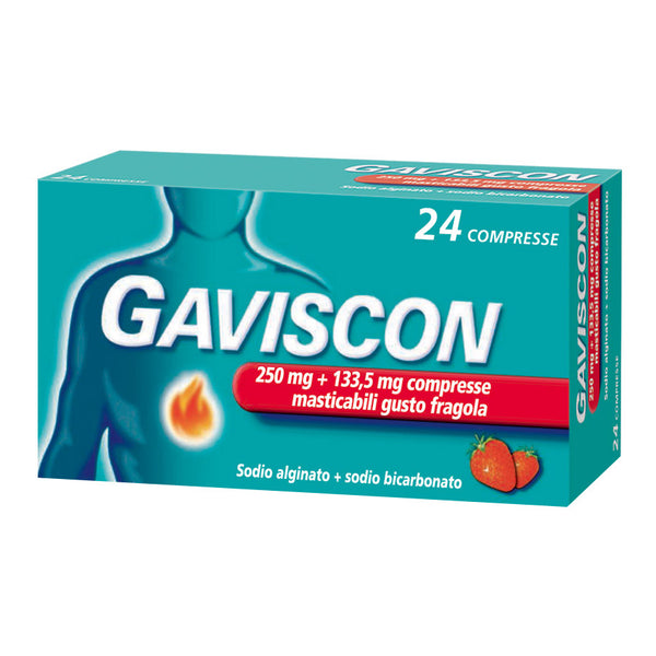 Gaviscon*24cpr frag250+133,5mg