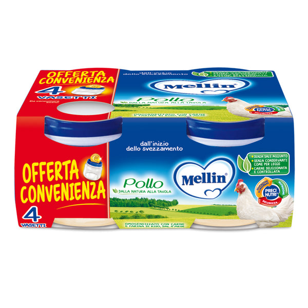 Mellin-omo.pollo 4x80g