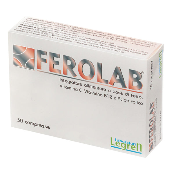 Ferolab integ alim 30 cpr