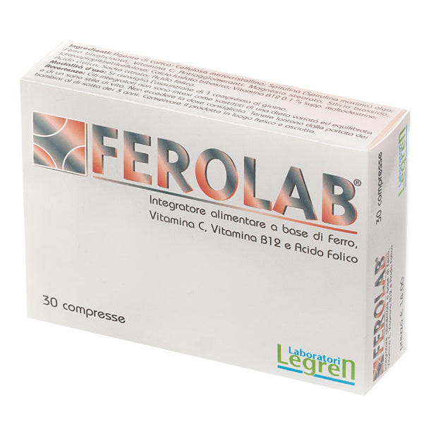 Ferolab integ alim 30 cpr