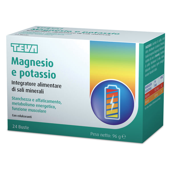 Magnesio potassio teva 24buste