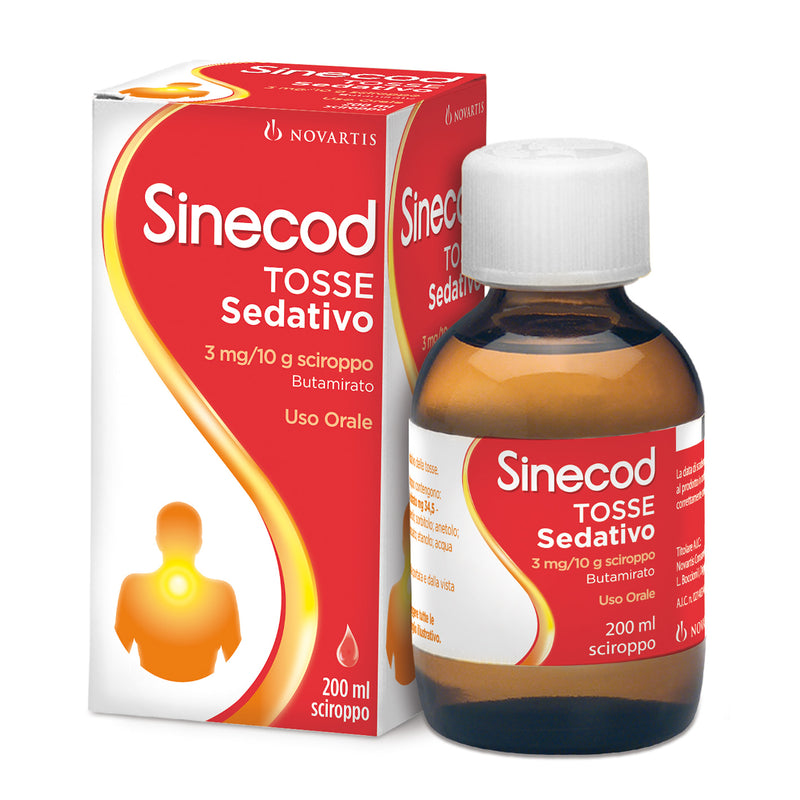 Sinecod tosse sed*200ml3mg/10g