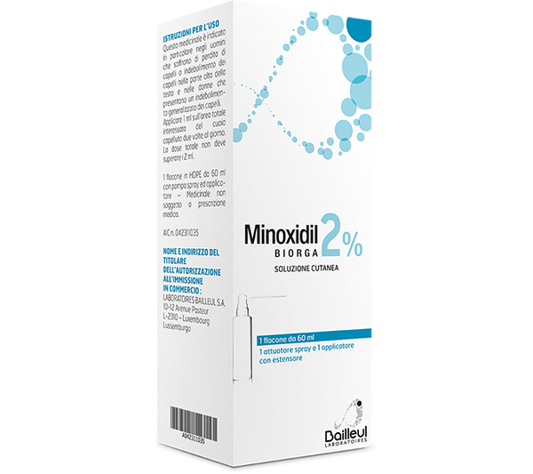 Minoxidil biorga*sol cut60ml2%