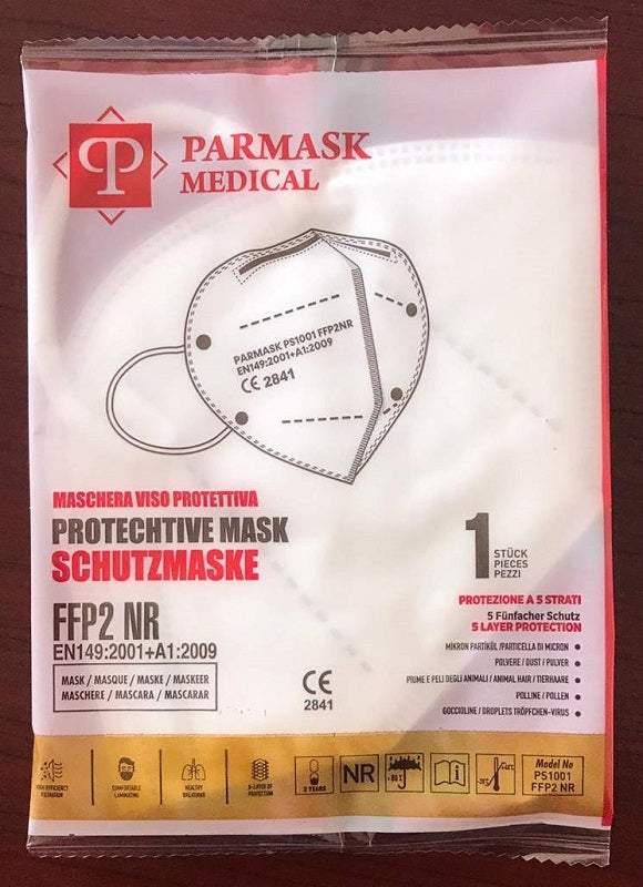 Mascherina ffp2 ps1001 bi 1pz