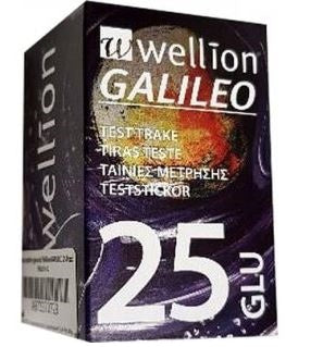 Wellion galileo strips 25 glic