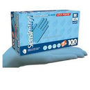 Guanto medicale da esame sensinitryl senza polvere in nitrile misura 7-7,5 medium 100 pezzi