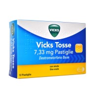 VICKS TOSSE*12PASTL 7,33MG MIE