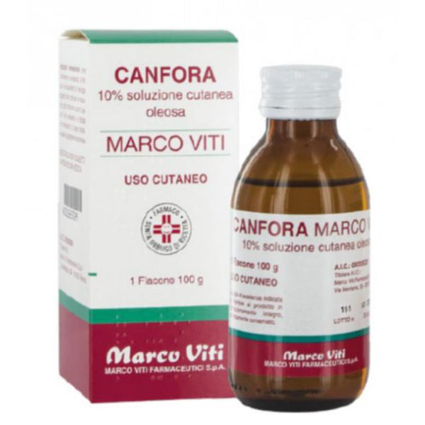 Olio canforato 10% 100g viti<