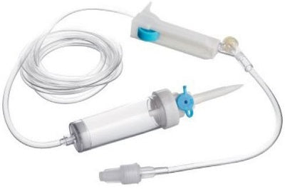 Deflussore dehp free attacco luer lock con ago