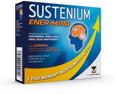 Sustenium energy mind 12 bustine