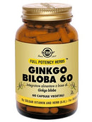 Ginkgo biloba  60vegicps solgar<