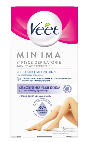 Veet strisce corpo ipoall 16pz