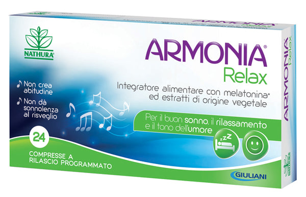 Armonia relax 1 mg a base di melatonina 24 compresse