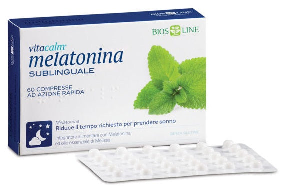Vitacalm melatonina subl1mg 60