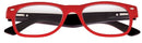 Occhiale premontato pcvision rosso +0,00