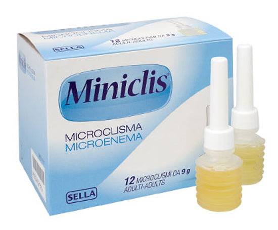 Miniclis adulti 9g 12microclis