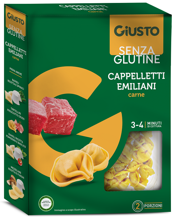 Giusto s/g cappelletti carne