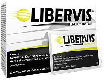 Libervis energy limone 20 bustine 4 g