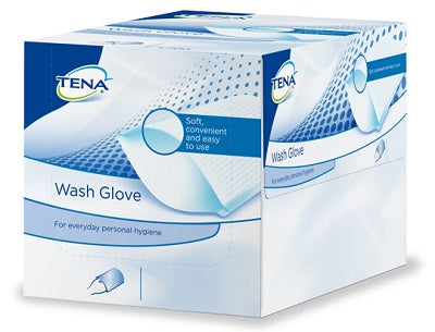 Tena wash glove 50pz  0701