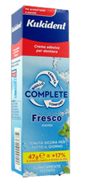 Kukident complete fresco crema adesiva per protesi dentarie 47 g