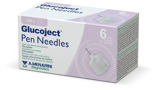 Glucoject pen needles  6mm g32