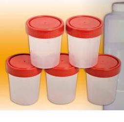 Contenitore urina urinocontrol monouso sterili con tappo a vite
