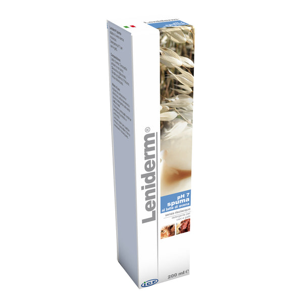 Leniderm-spuma deterg.200ml vet