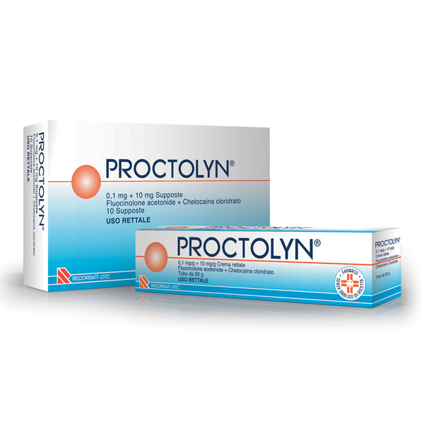 Proctolyn*10supp 0,1mg+10mg