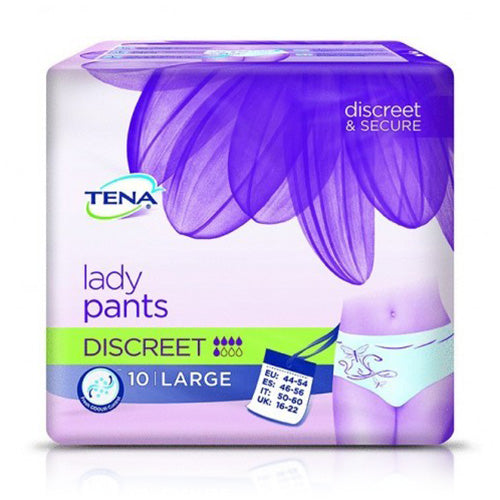 Tena silhouette blanc l 10pz
