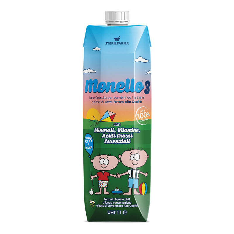 Monello 3  1/3anni latte 1lt