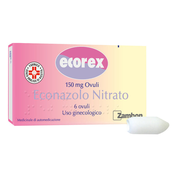 Ecorex*6 ovuli vaginali 150mg