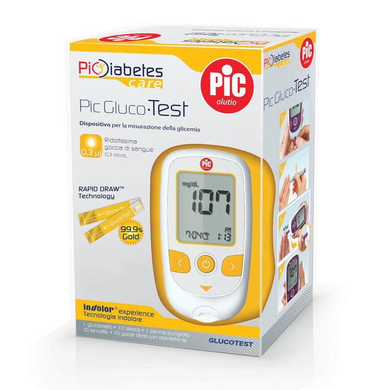 Pic kit glucometro glucotest