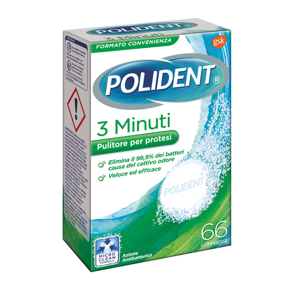 Polident 3 minuti 66cpr