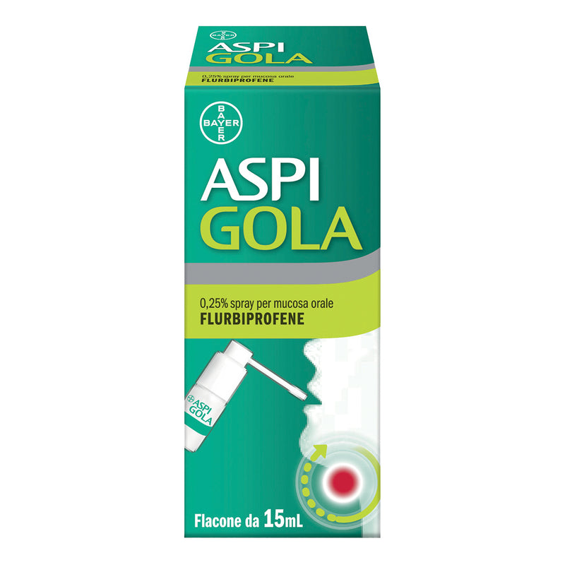 Aspi gola*os spray 15ml 0,25%