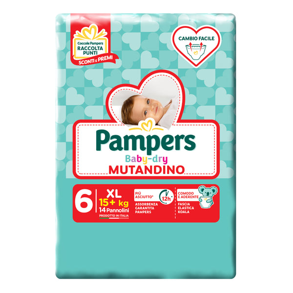 Pampers bd mut xl 6 s pack14pz