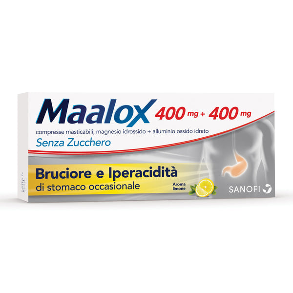 Maalox*s/z 30cpr mast400+400mg